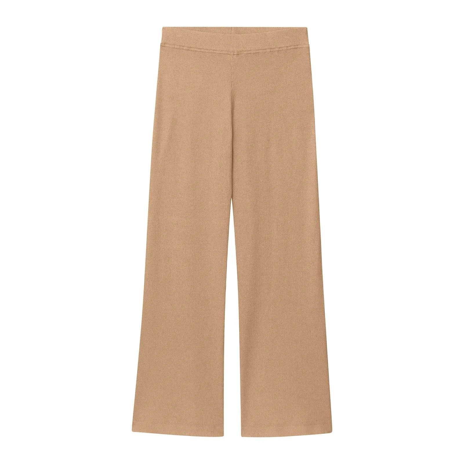 Ribbed Lightweight Wide Leg Pants