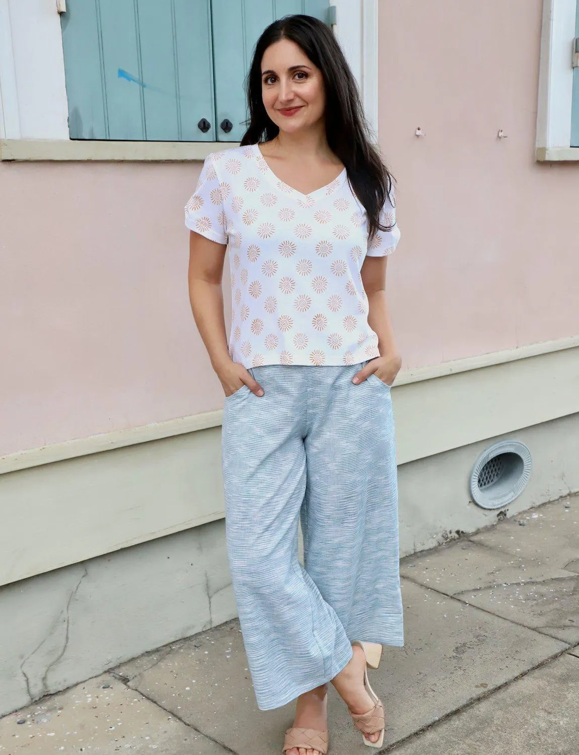 Serene Blue Organic Cotton Pants