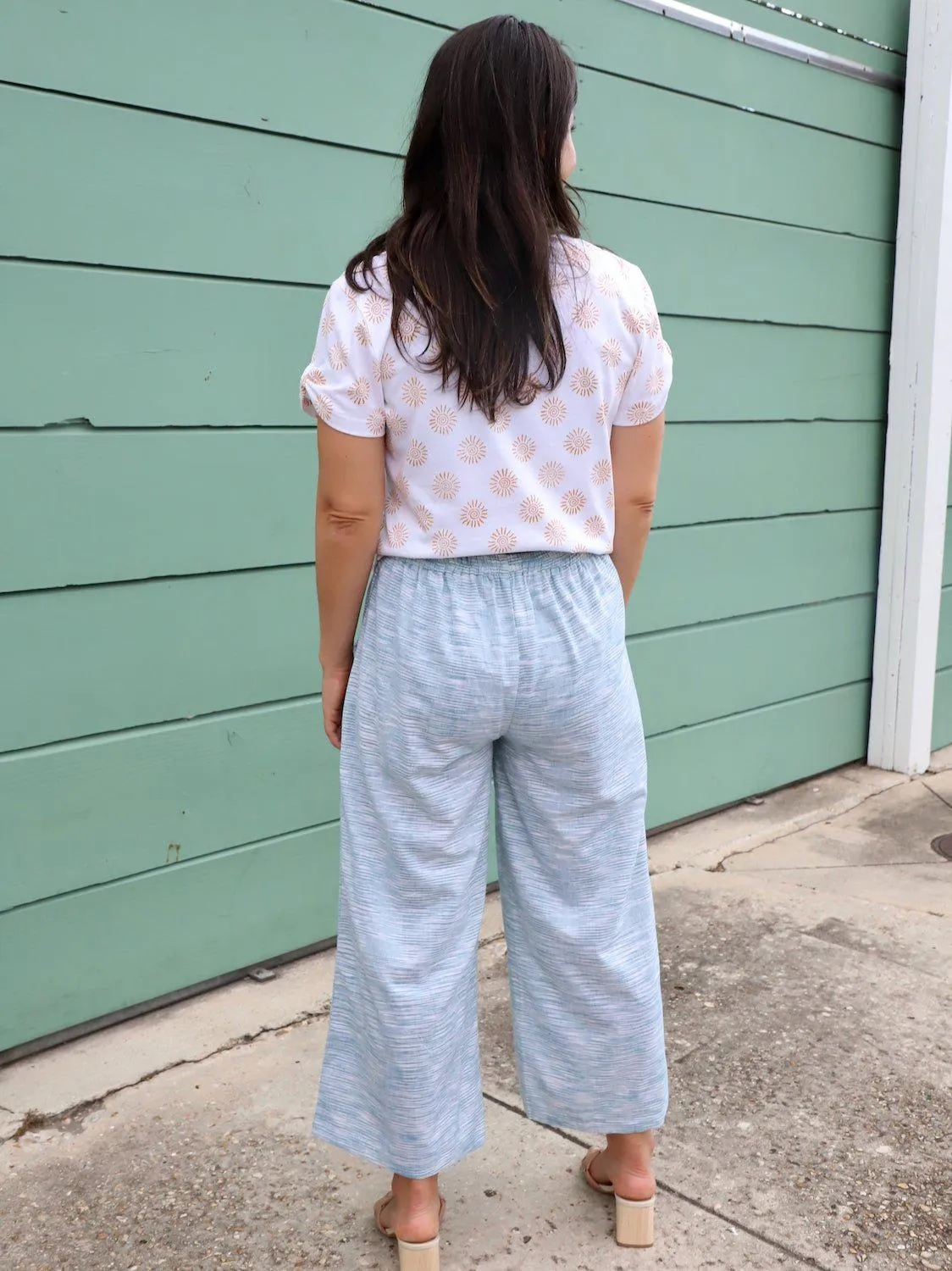 Serene Blue Organic Cotton Pants