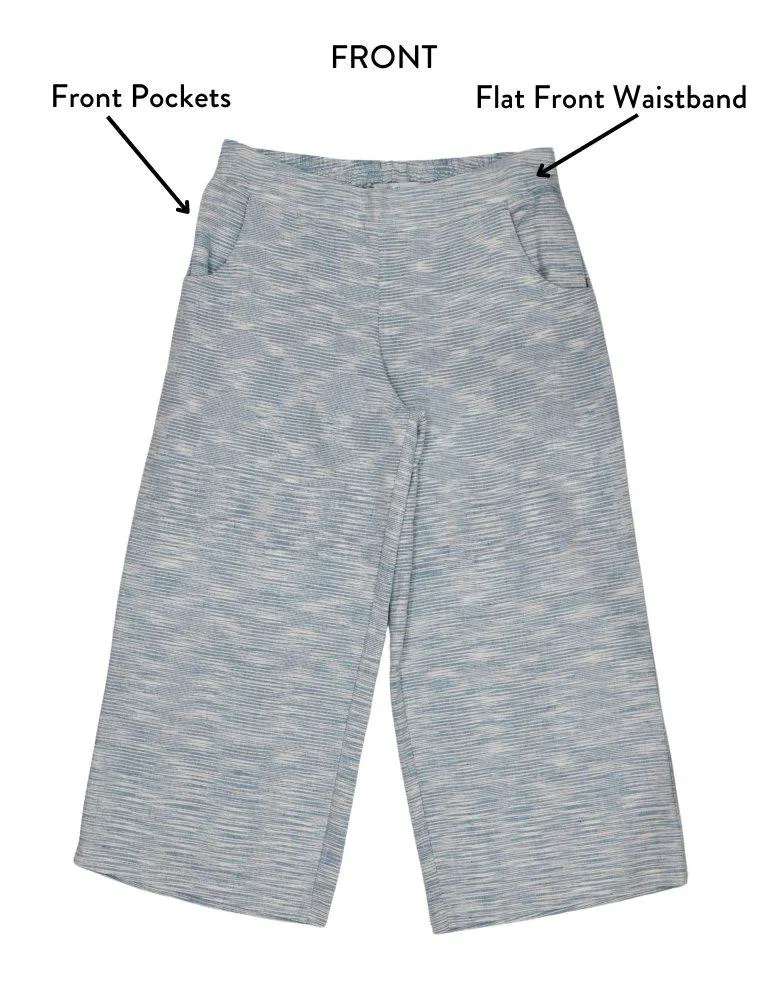 Serene Blue Organic Cotton Pants