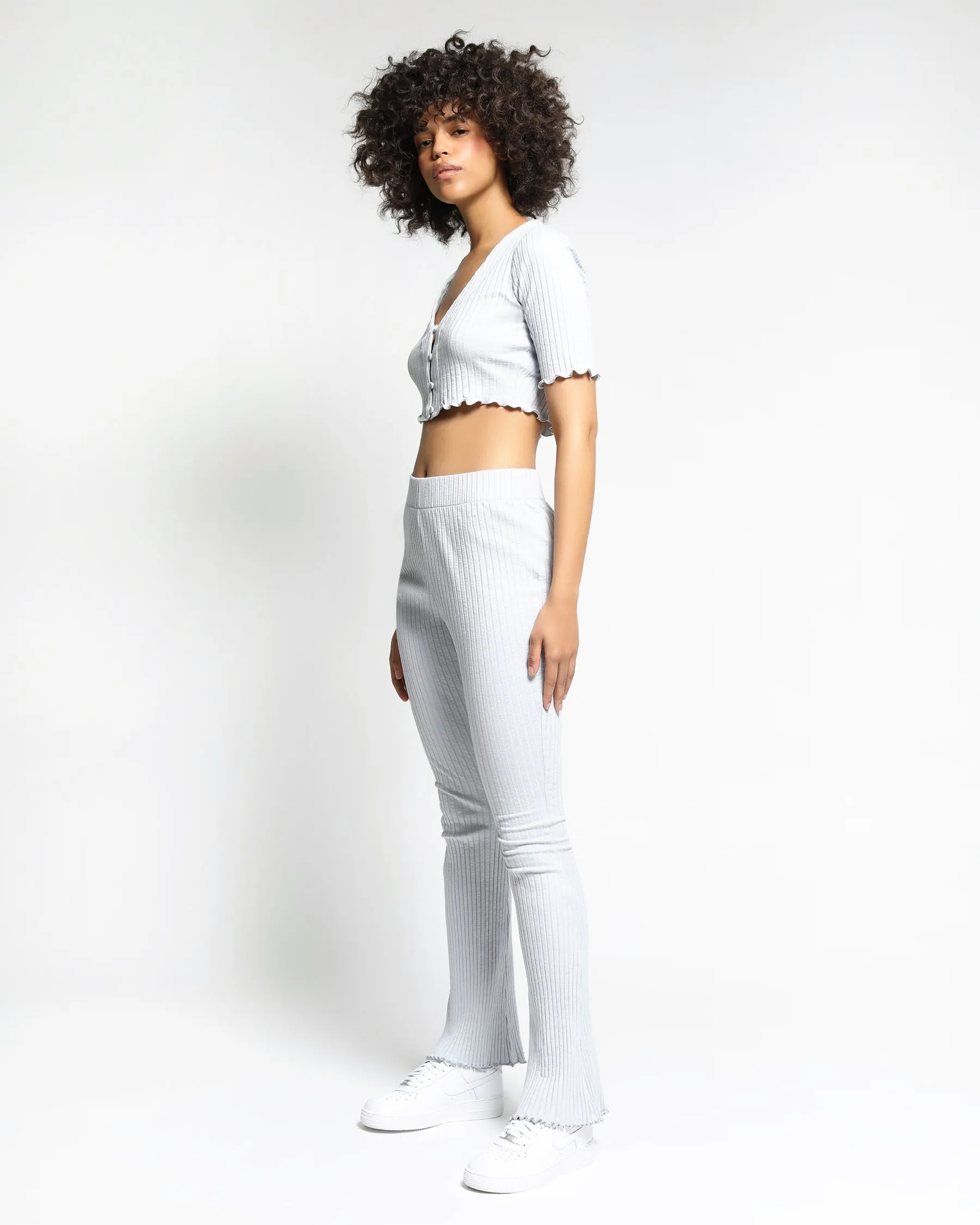 Sunny Lounge Rib Wide Leg Pants