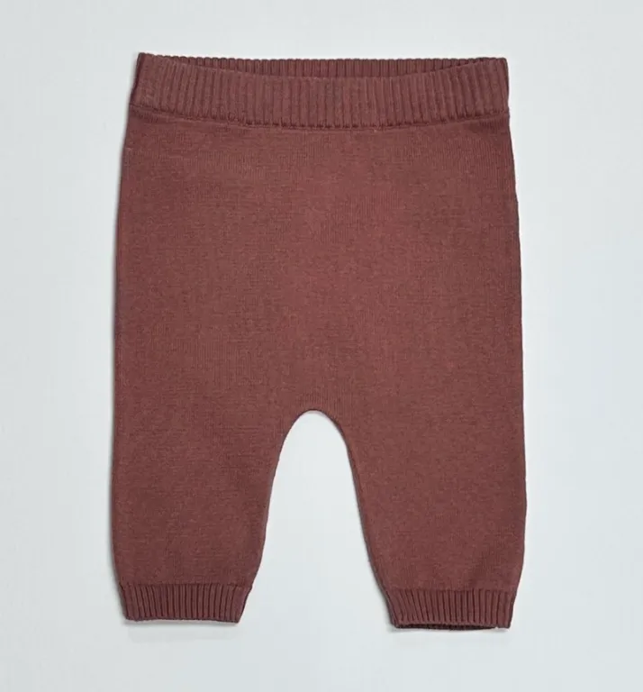 Sweater Knit Pants - Apple Spice