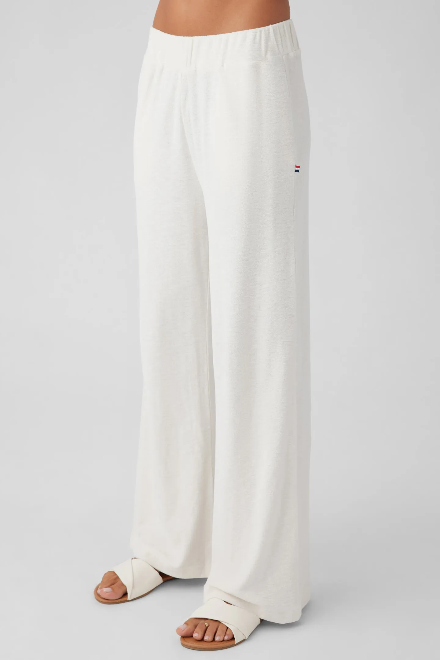 Terry Wide Leg Pant