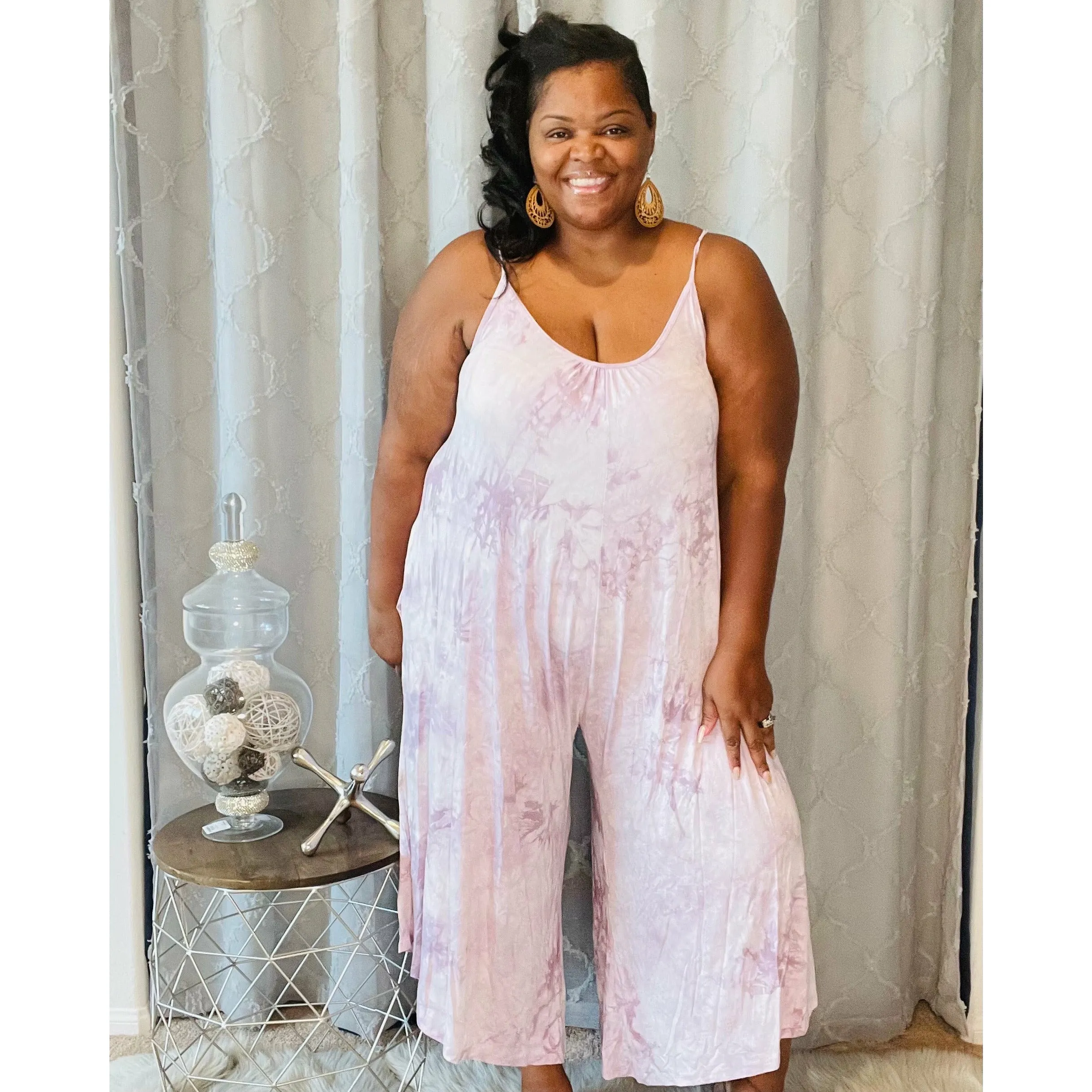 Tori Plus Size Wide Leg Jumpsuits