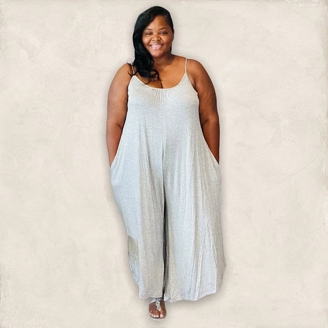 Tori Plus Size Wide Leg Jumpsuits