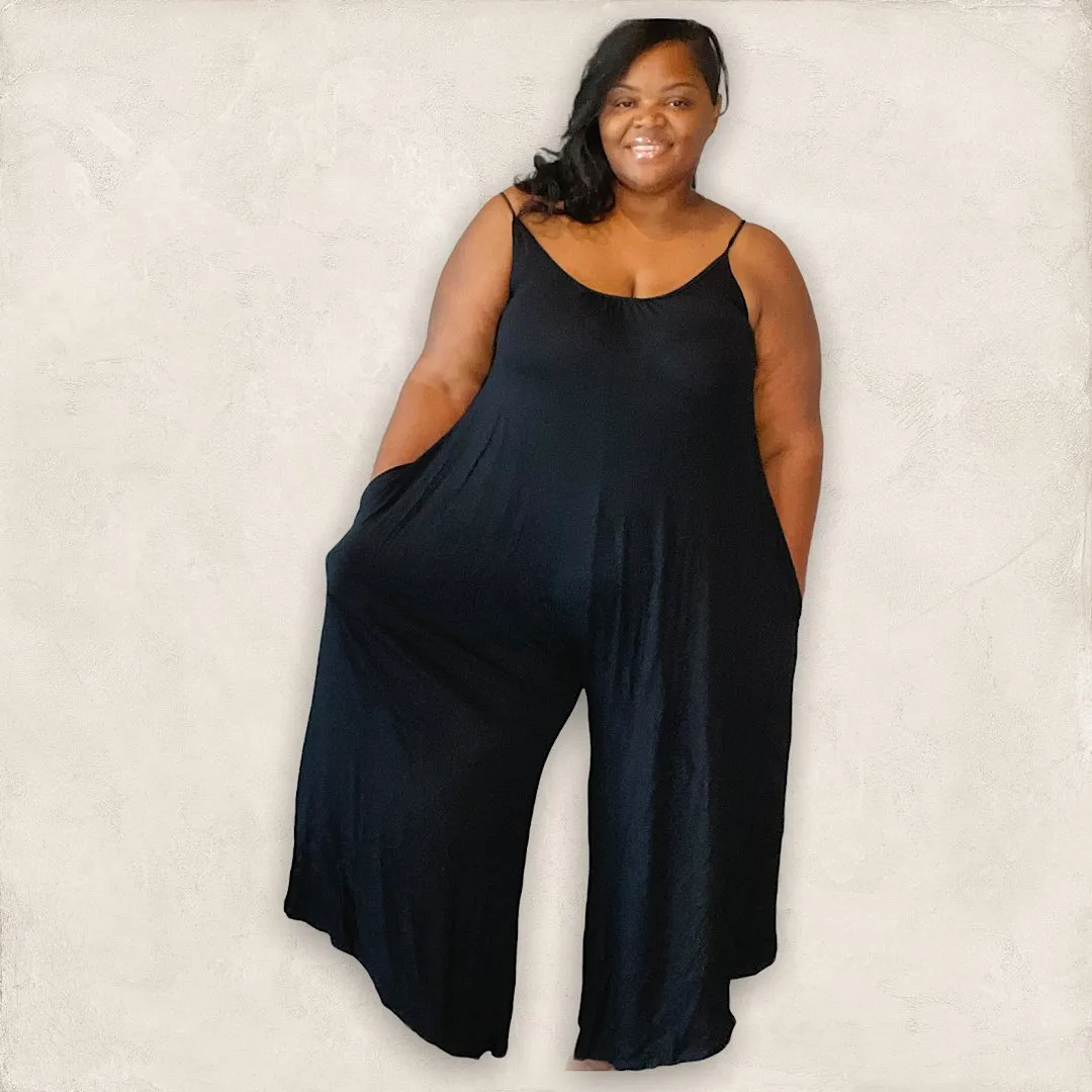 Tori Plus Size Wide Leg Jumpsuits