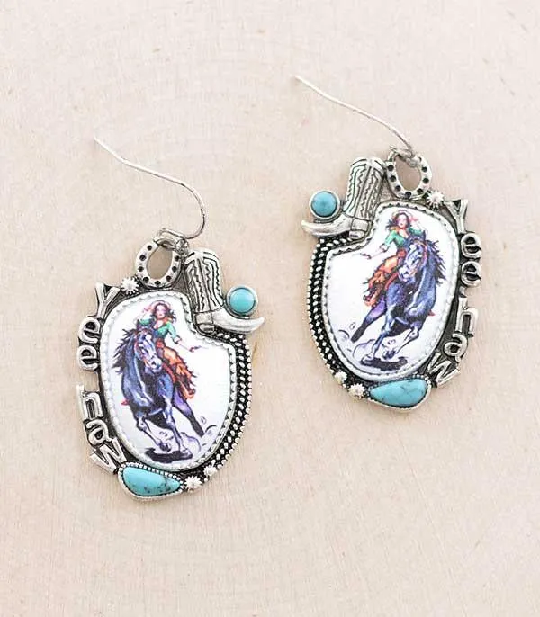 Western earrings