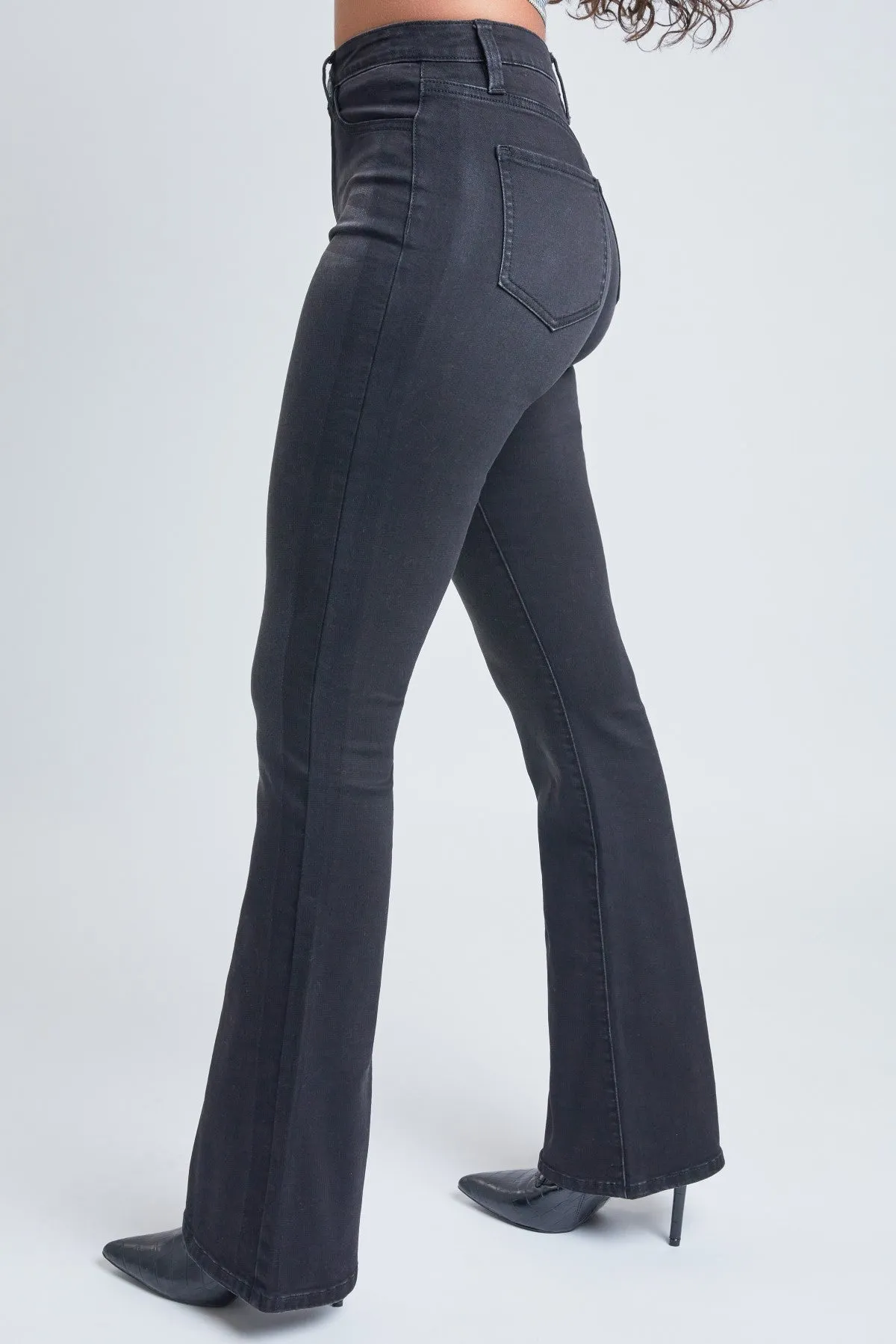 Women's  Flare Jeans With Shadow Side Panel