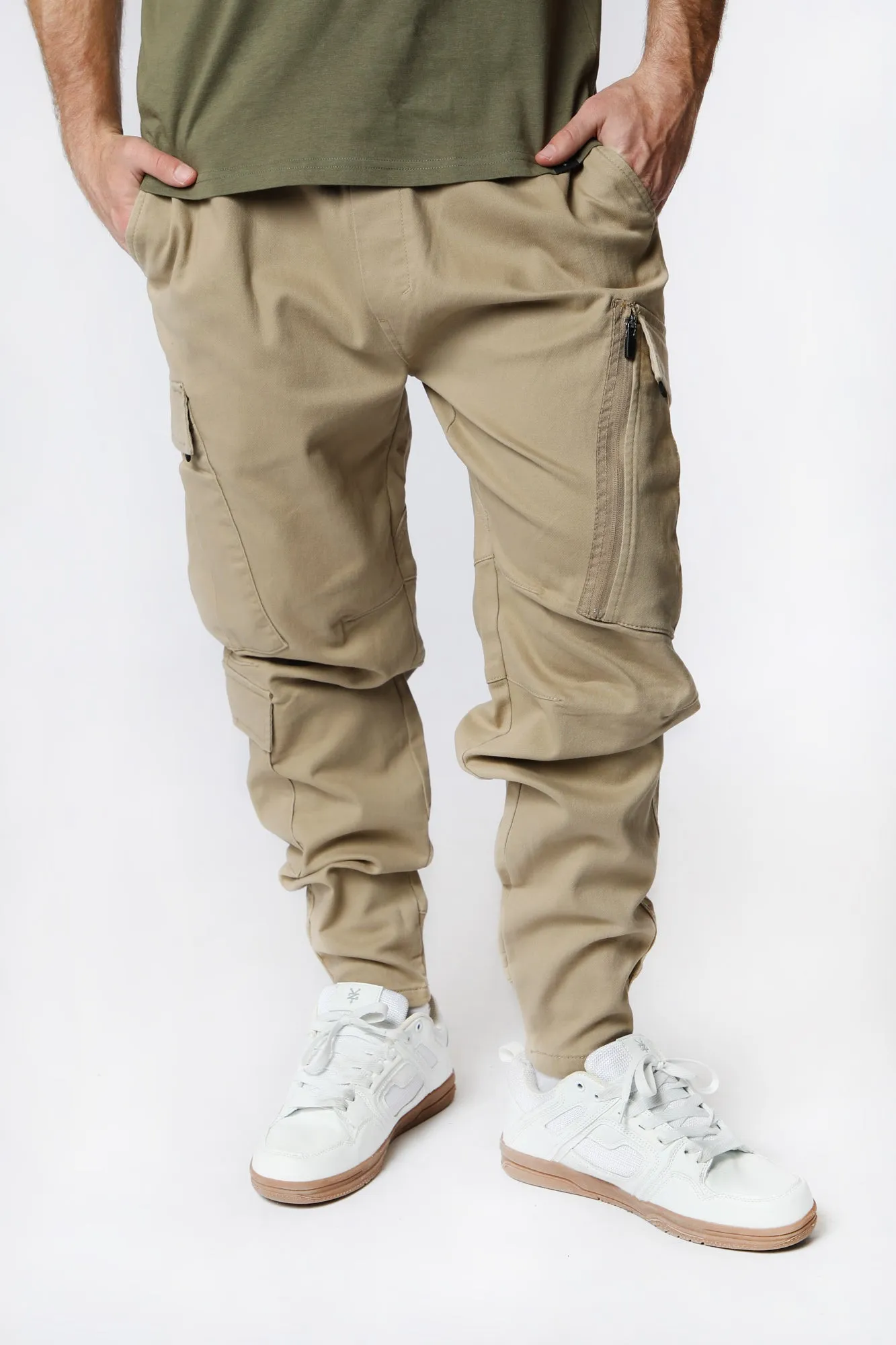 Zoo York Mens Soft Knit Cargo Jogger